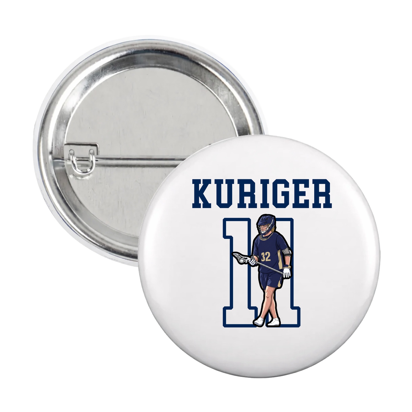 Game Day Button — Shirsey in White