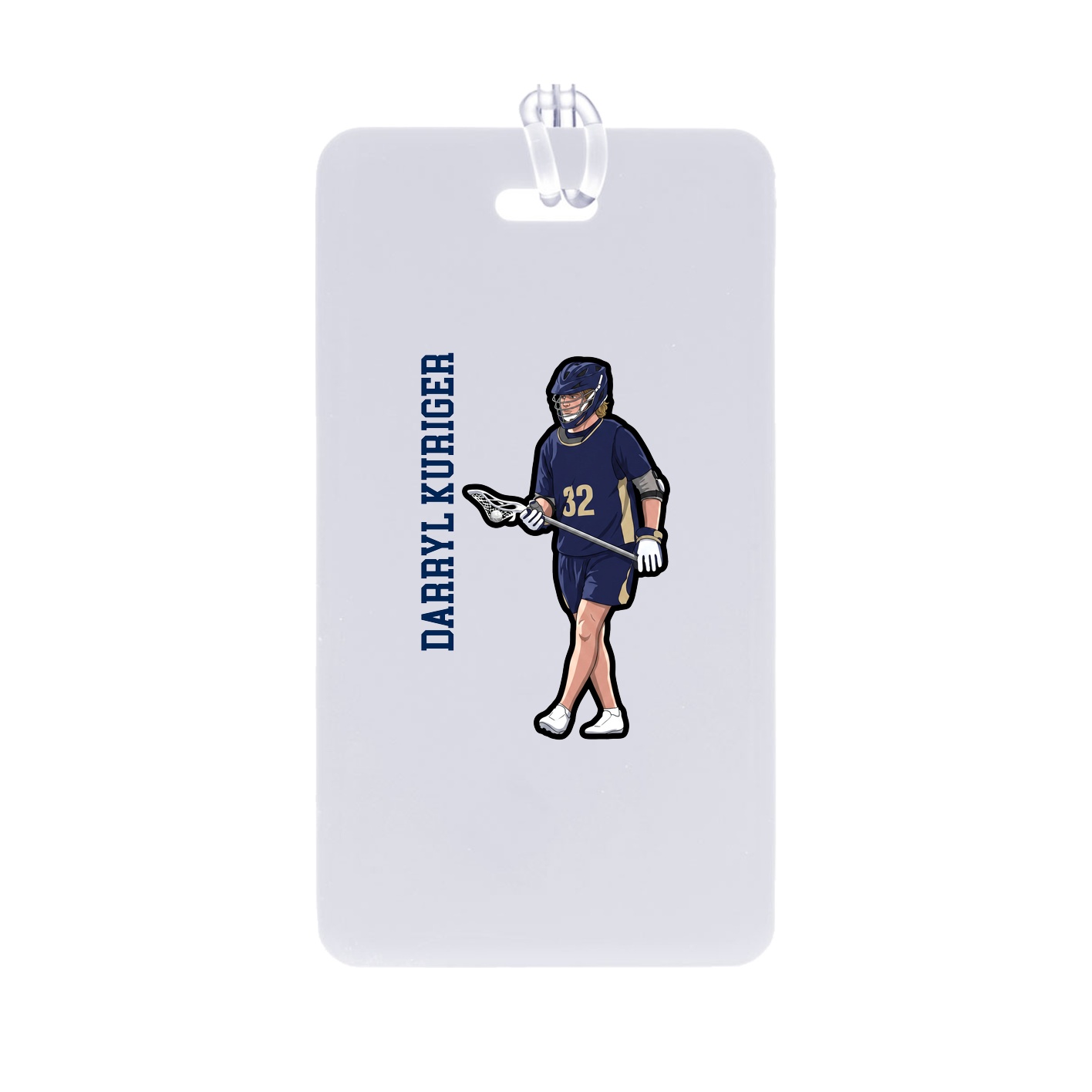 Bag Tag — Name Vertical in Classic