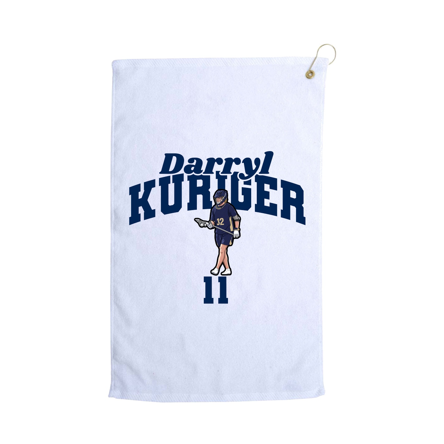 Golf Towel — Signature Arch in White