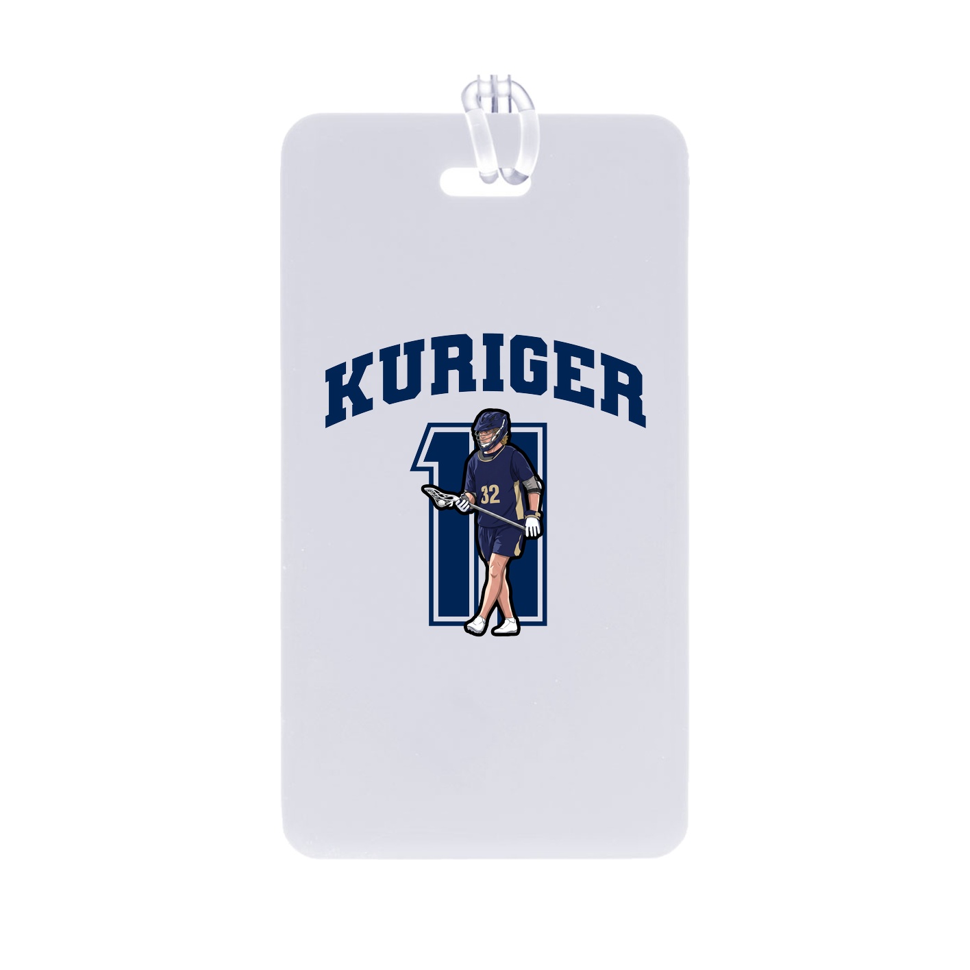 Bag Tag — Number in Classic