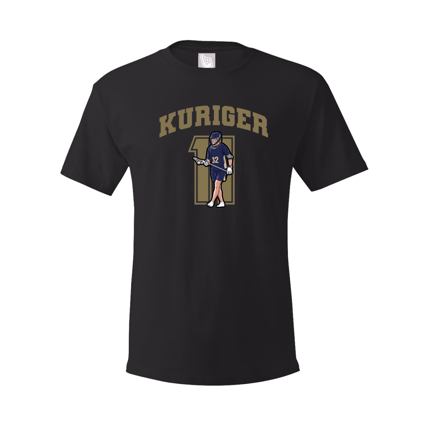 Youth Tee — Number in Black