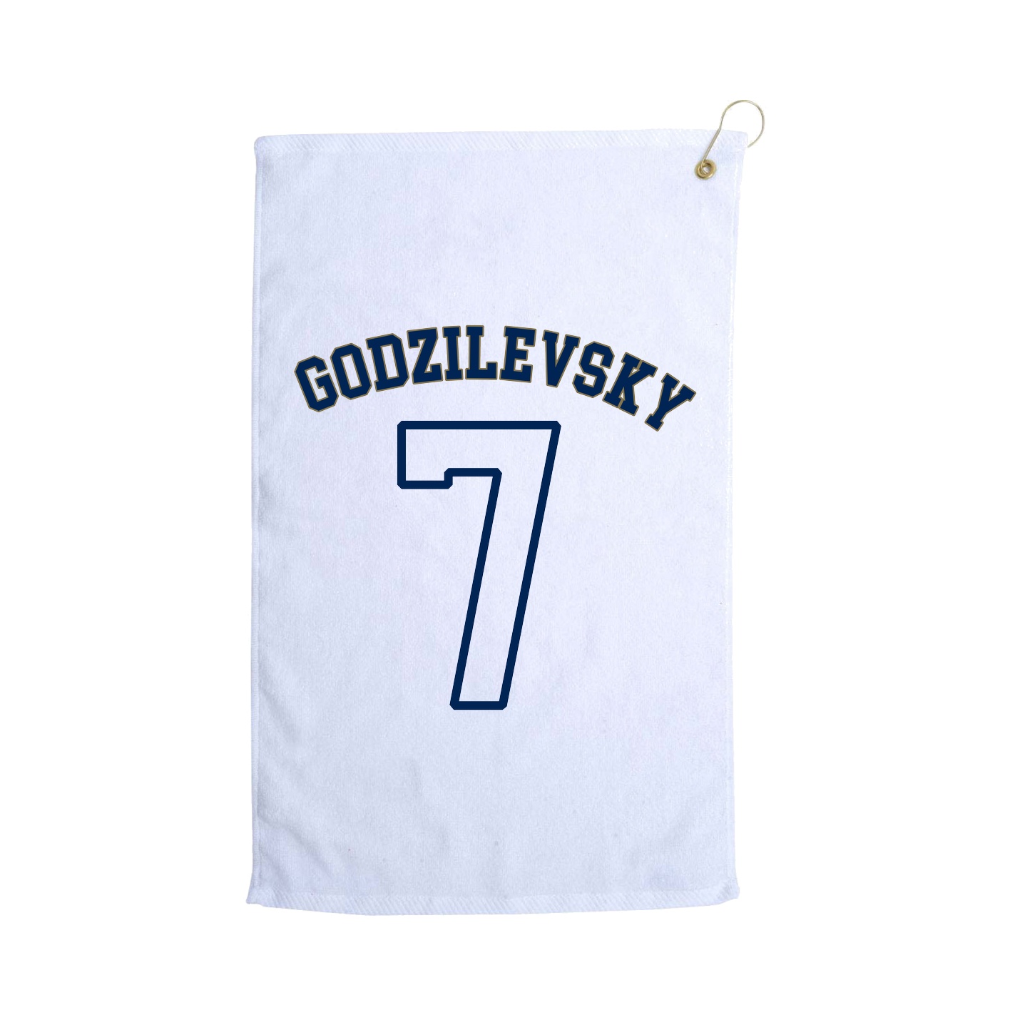 Golf Towel — Shirsey Arch in White