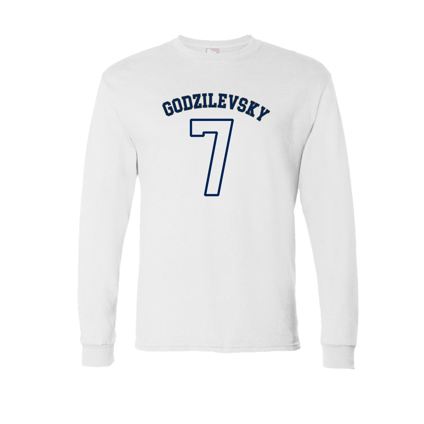 Long Sleeve Tee — Shirsey Arch in White