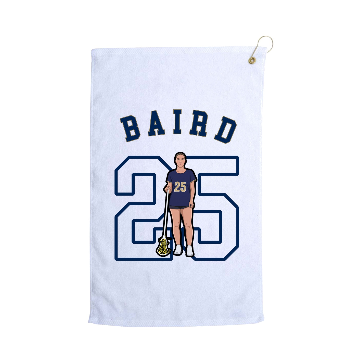 Golf Towel — Shirsey Arch in White