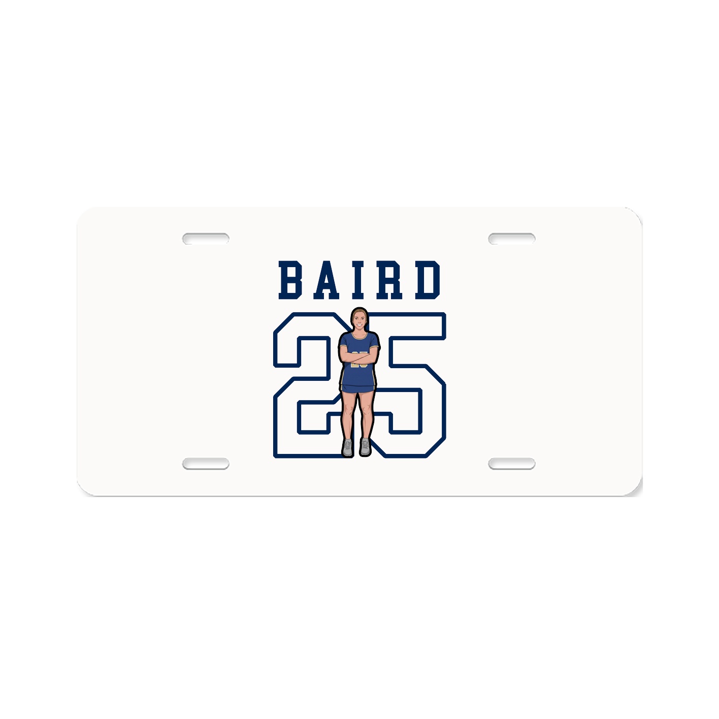 License Plate — Shirsey in Classic