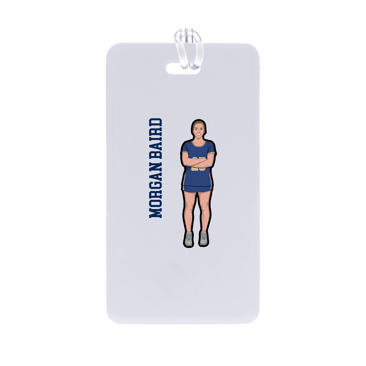 Bag Tag — Name Vertical in Classic