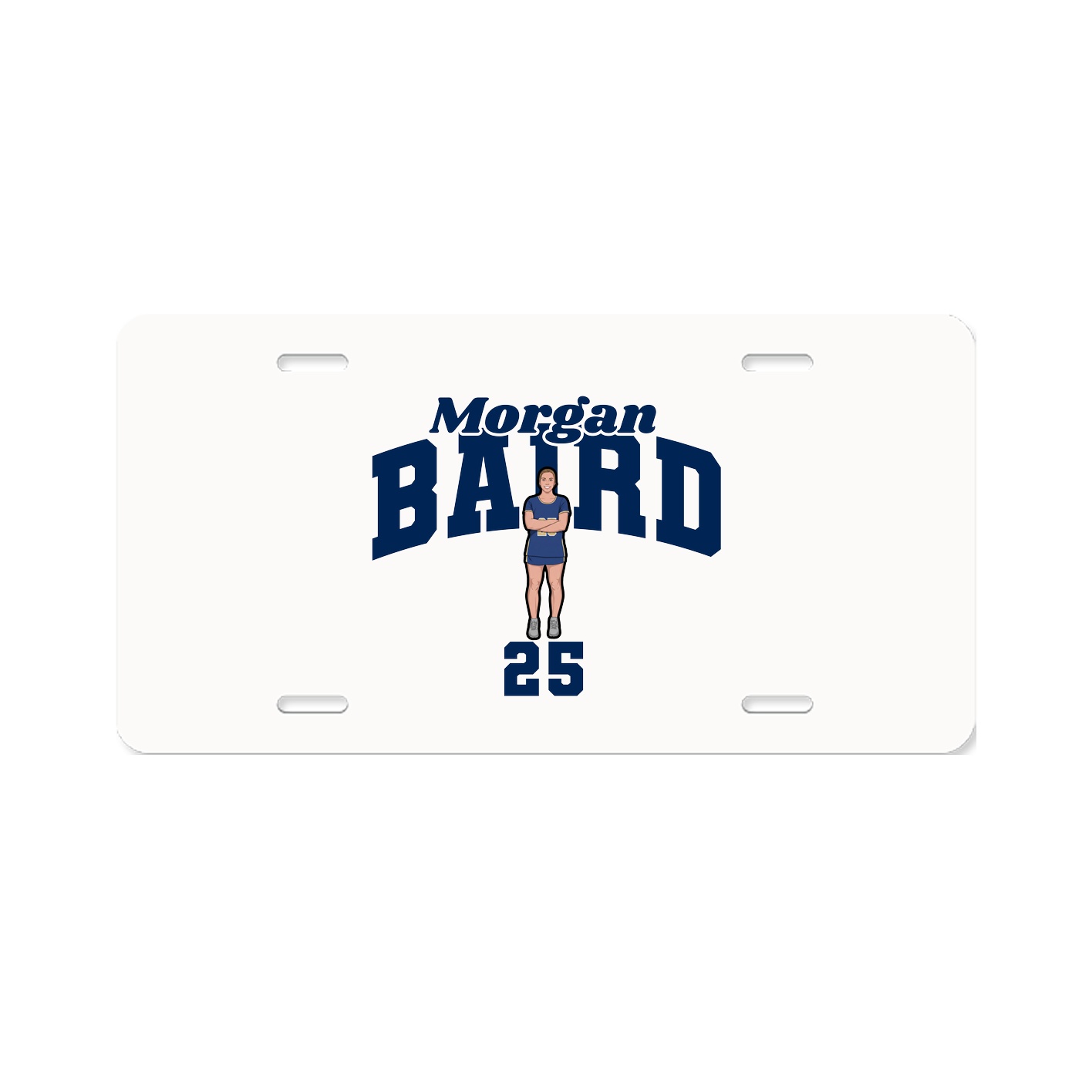 License Plate — Signature Arch in Classic