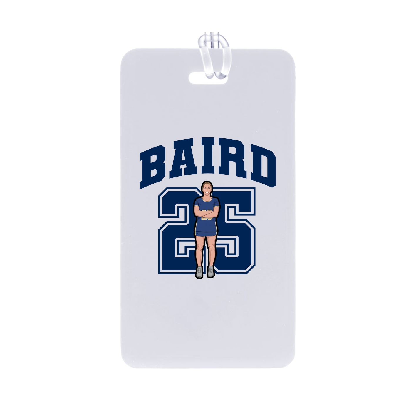 Bag Tag — Number in Classic