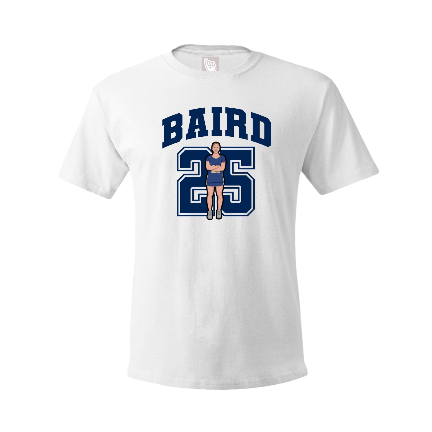 Tee — Number in White
