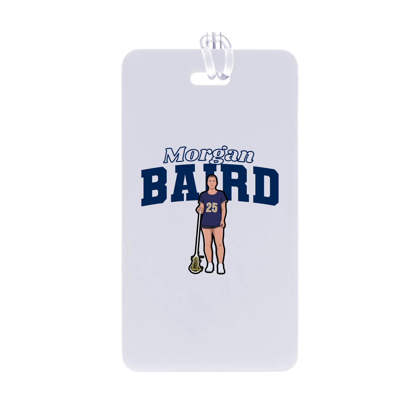 Bag Tag — Name Arch in Classic