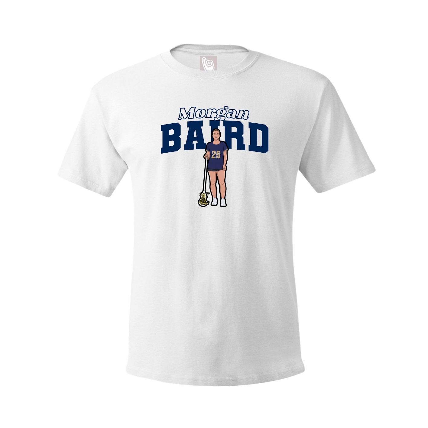 Tee — Name Arch in White