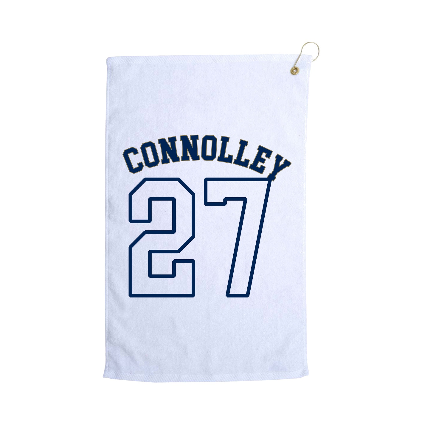 Golf Towel — Shirsey Arch in White