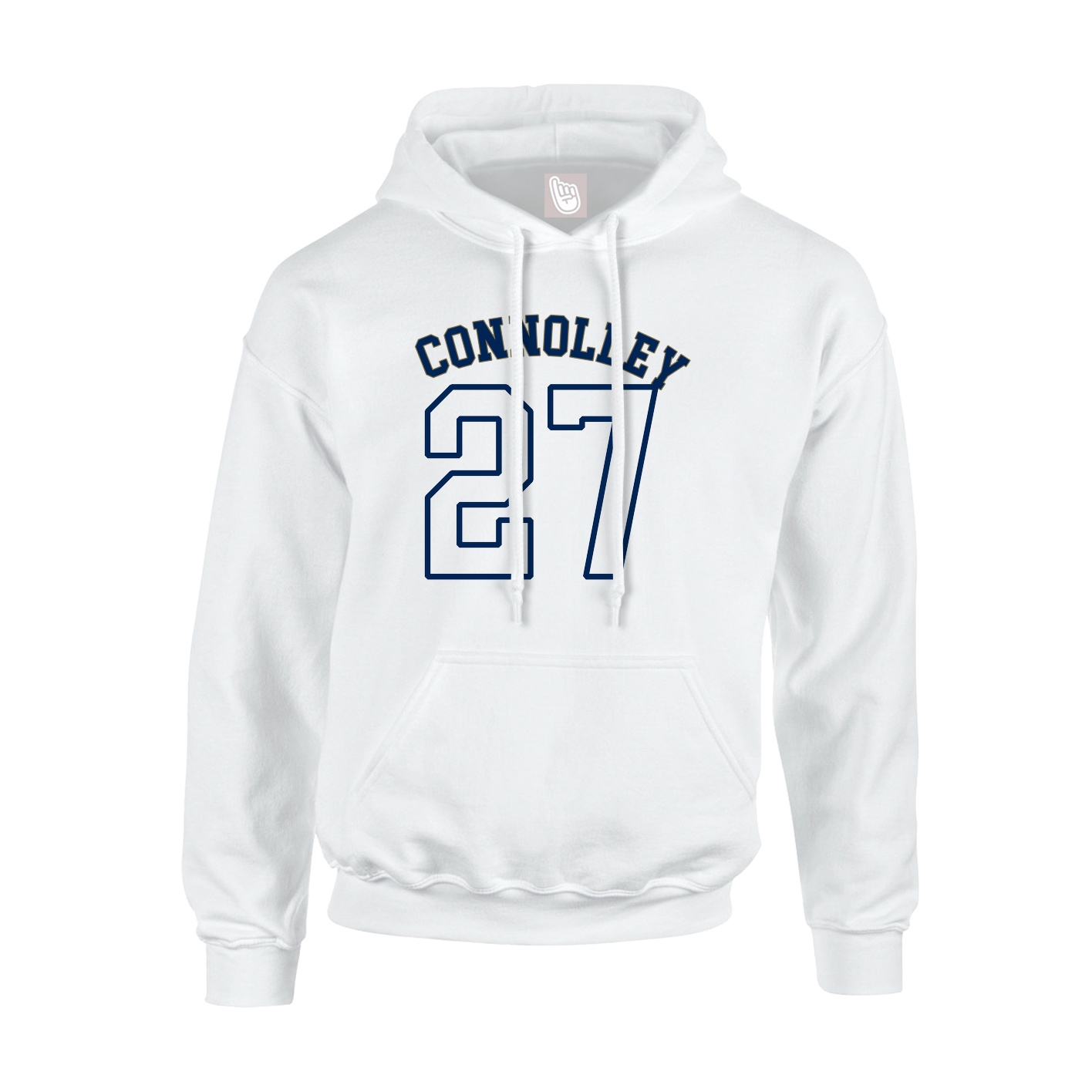 Hoodie — Shirsey Arch in White