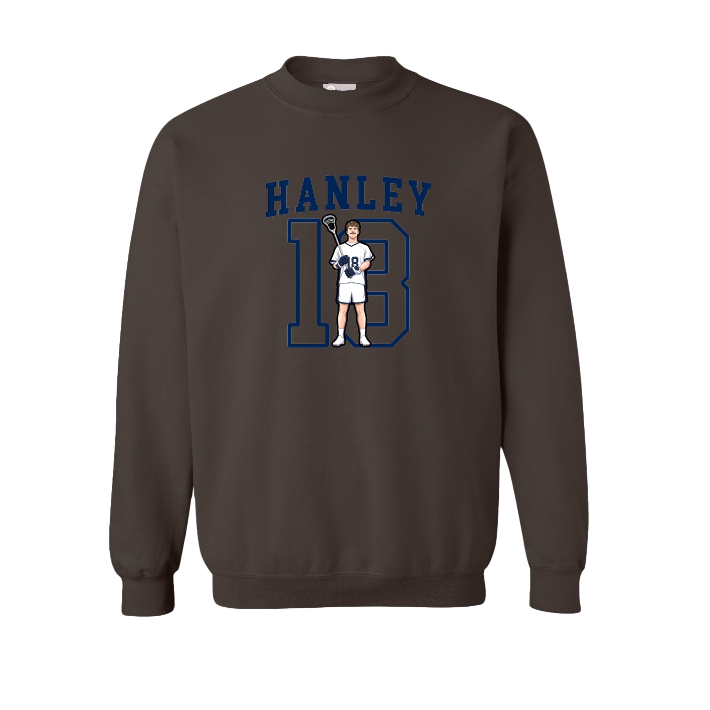 Fleece Crew — Shirsey in Brown