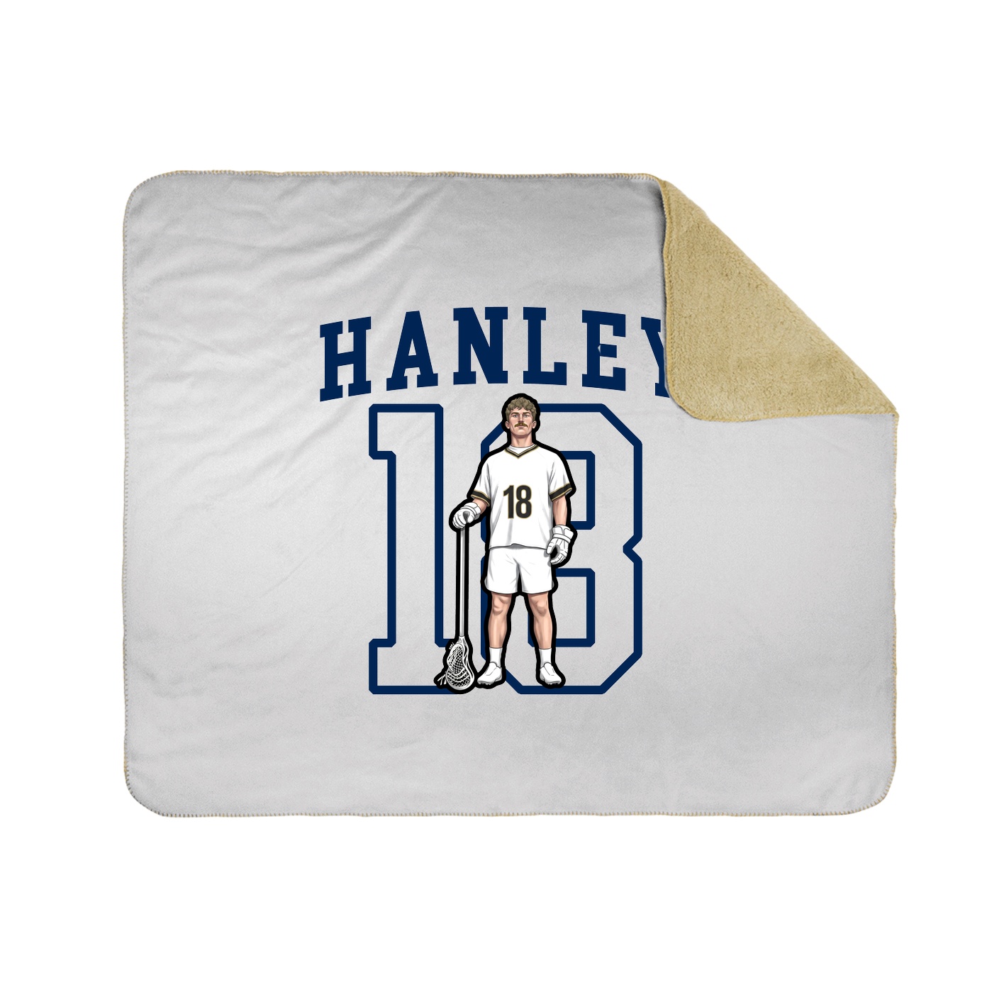 Throw Blanket — Shirsey in White