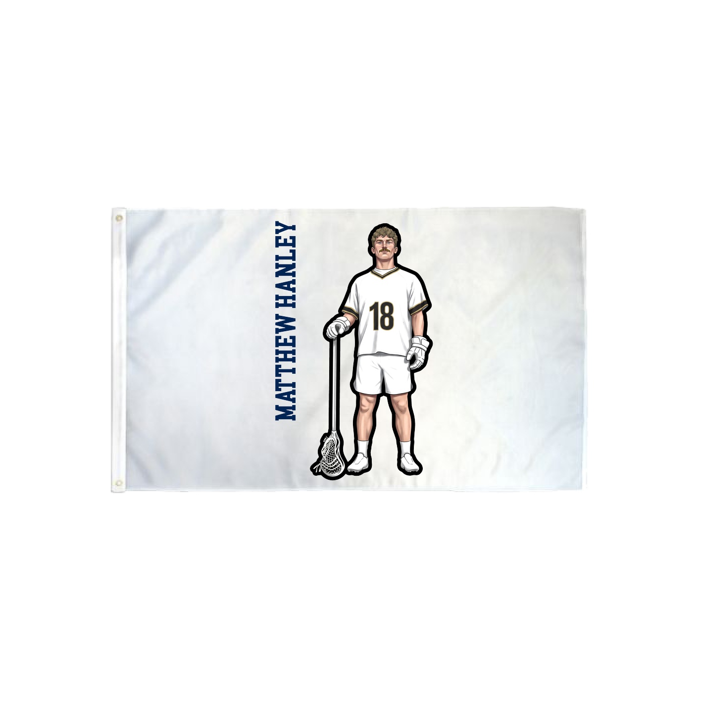 3x5 Flag — Name Vertical in Classic