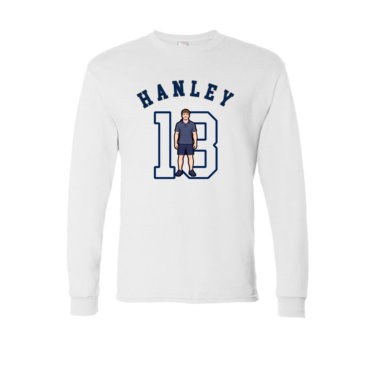 Long Sleeve Tee — Shirsey Arch in White