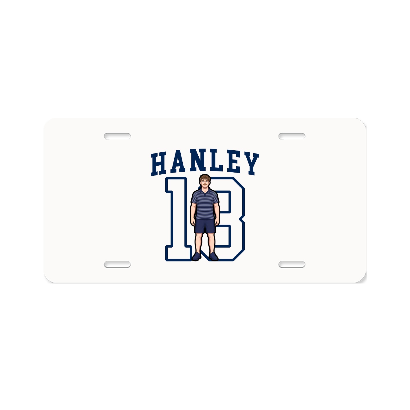 License Plate — Shirsey in Classic