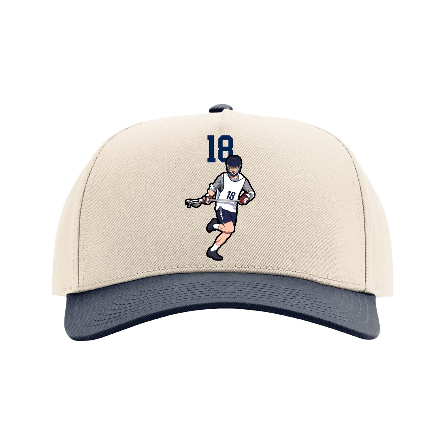 Full Fabric Five-Panel Champ Cap