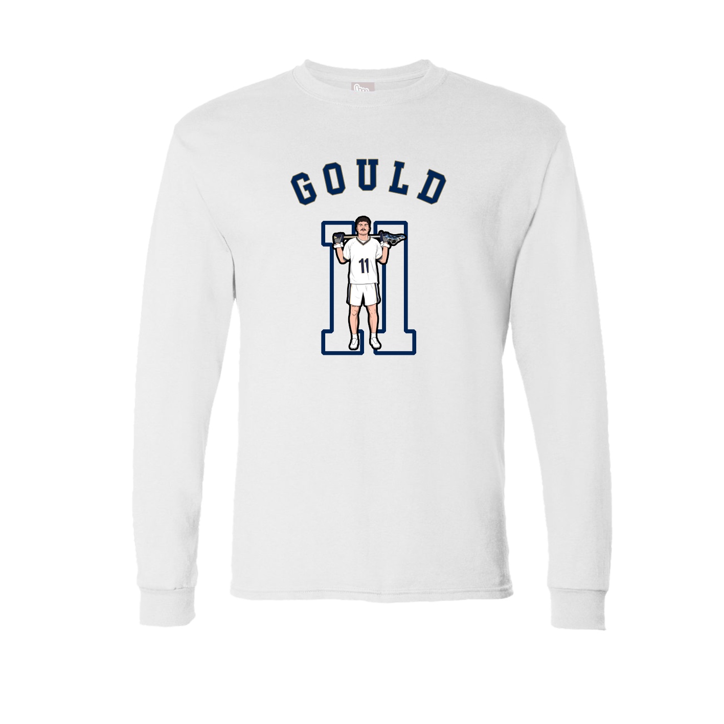 Long Sleeve Tee — Shirsey Arch in White
