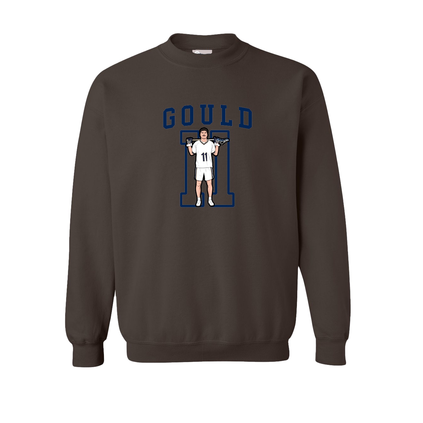 Fleece Crew — Shirsey in Brown