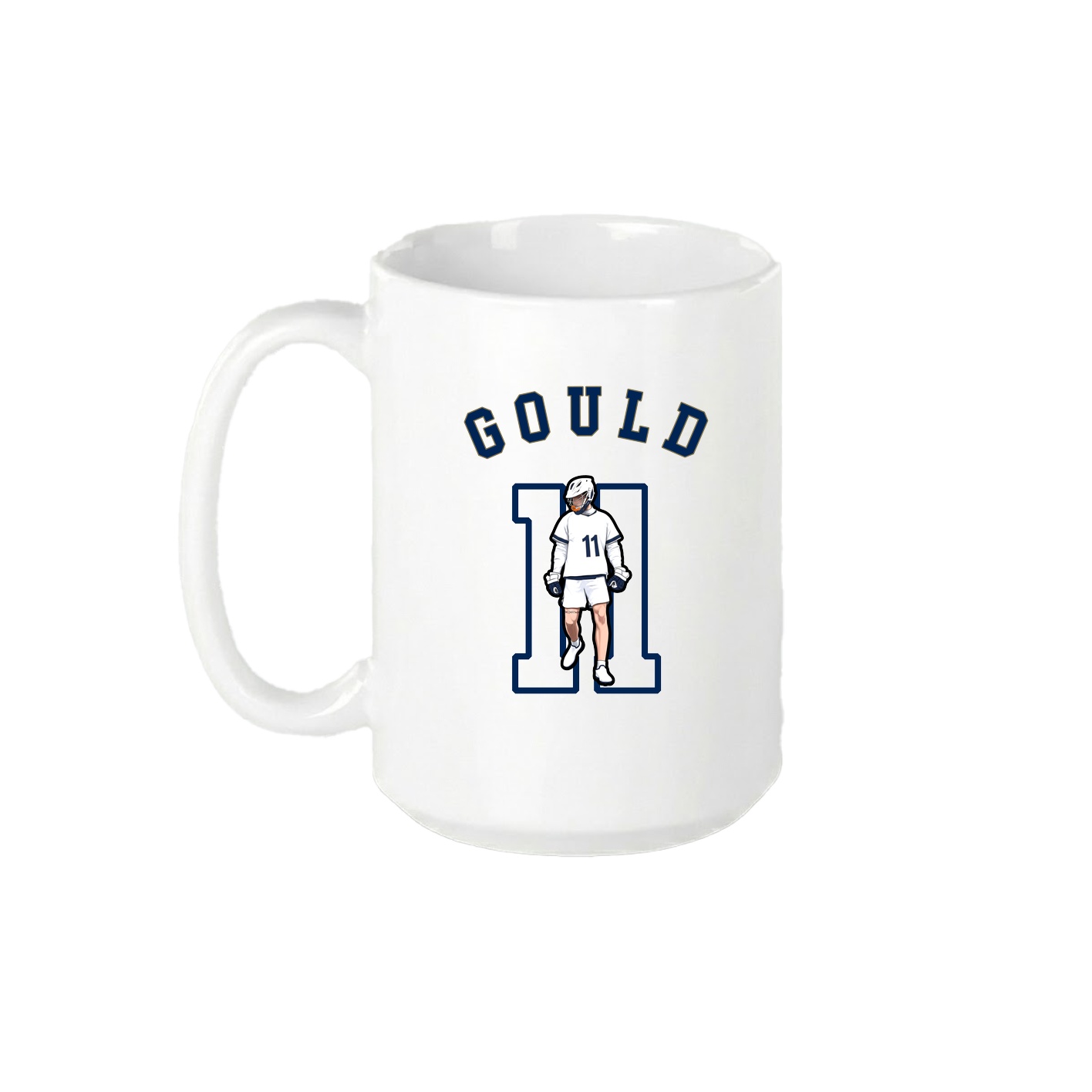 15oz Coffee Mug — Shirsey Arch in White