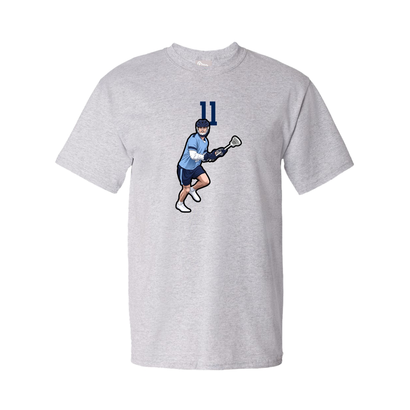 Youth Tee — Number Top in Grey