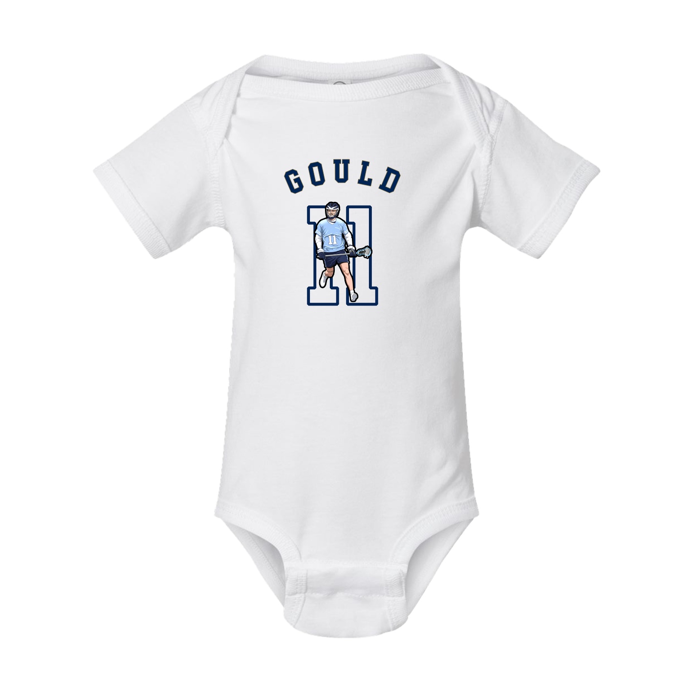Baby Onesie — Shirsey Arch in White