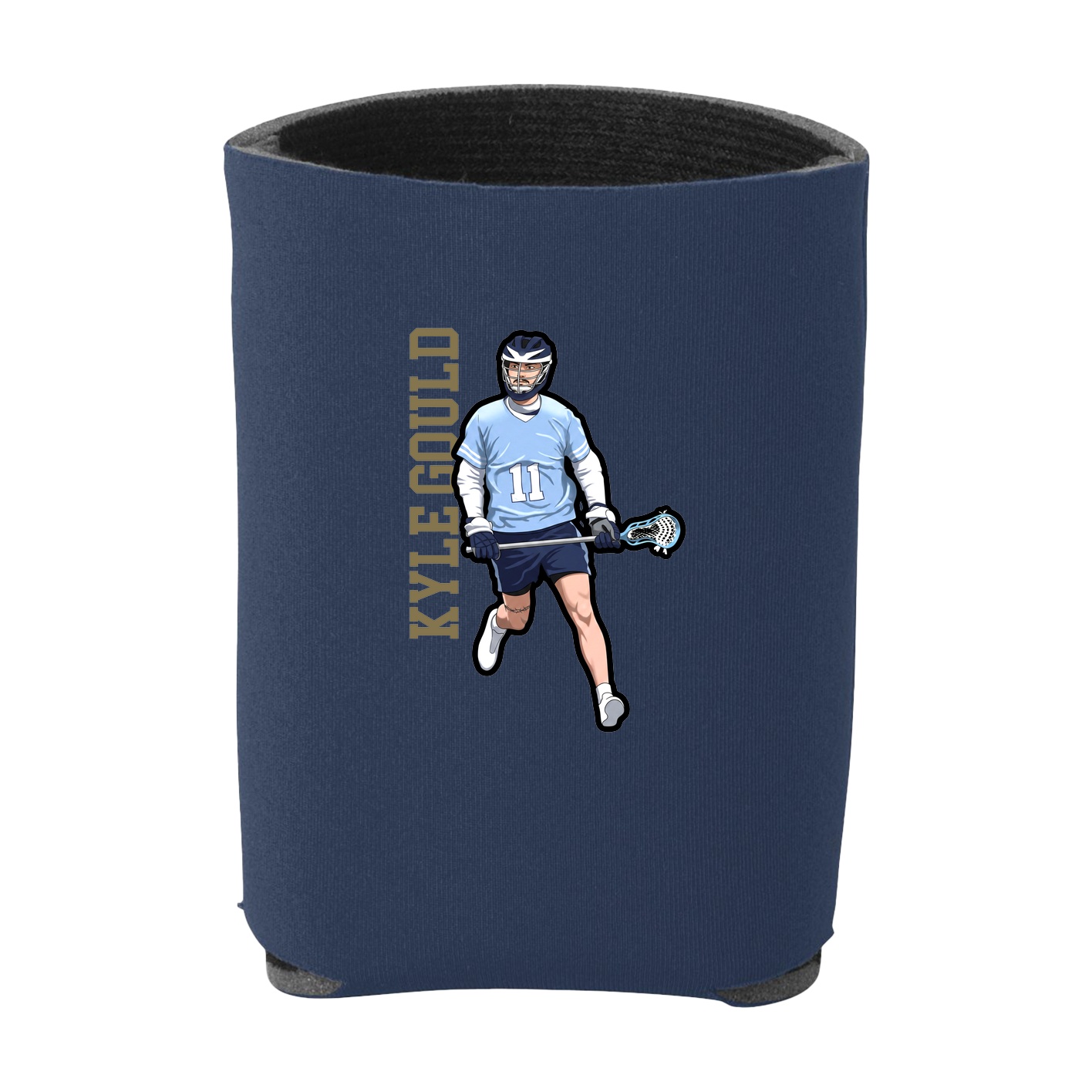 Can Holder — Name Vertical in Navy