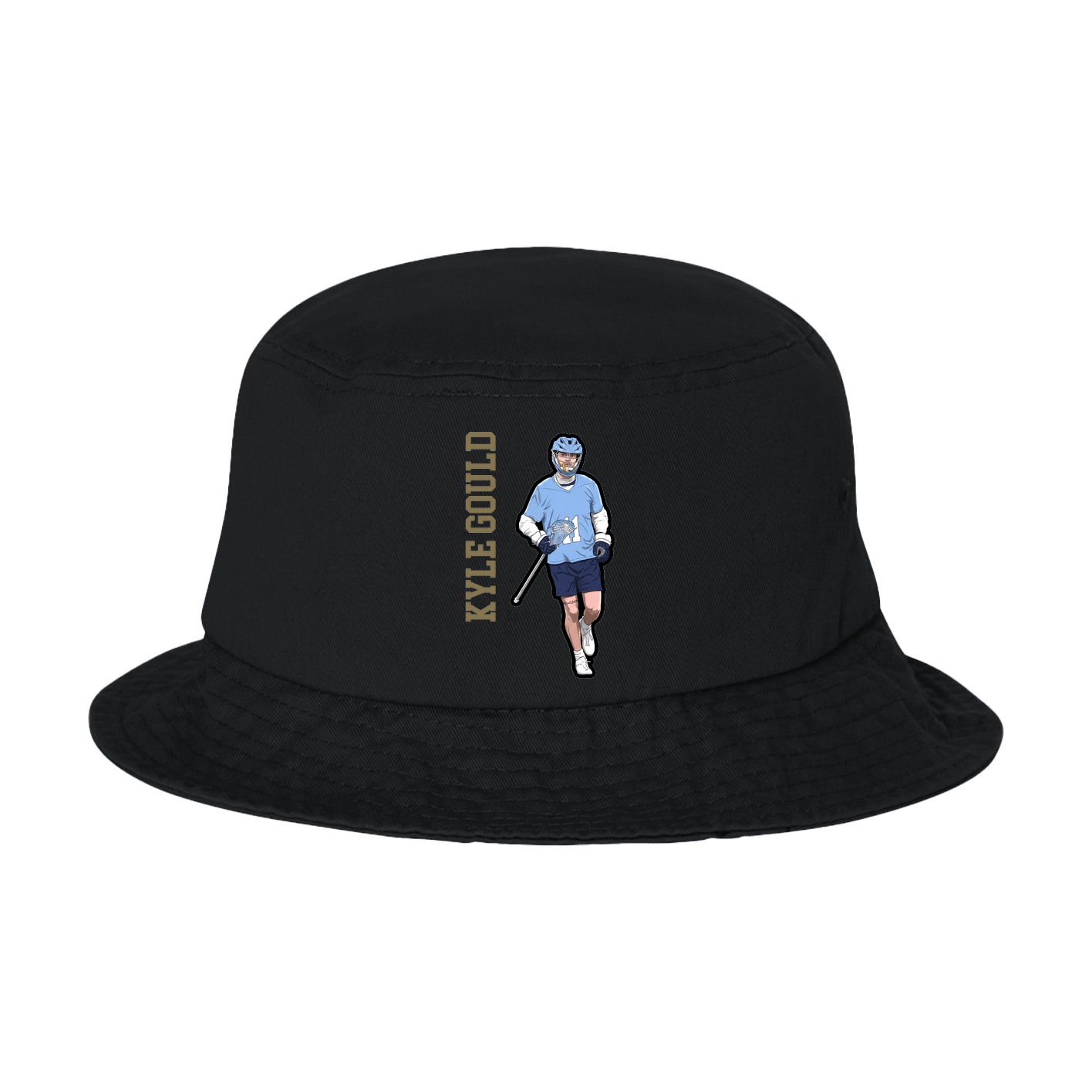 Bucket Cap — Name Vertical in Black
