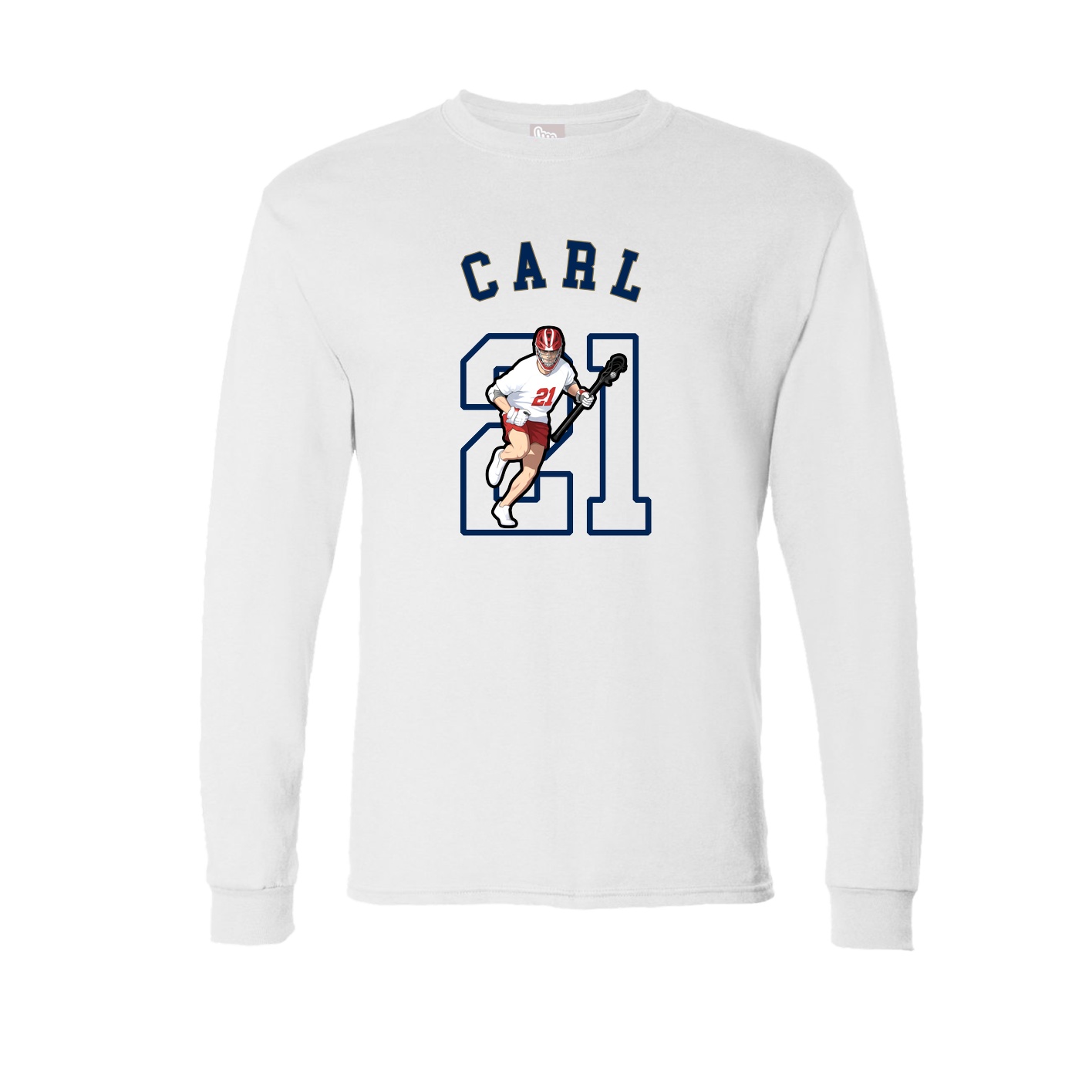 Long Sleeve Tee — Shirsey Arch in White