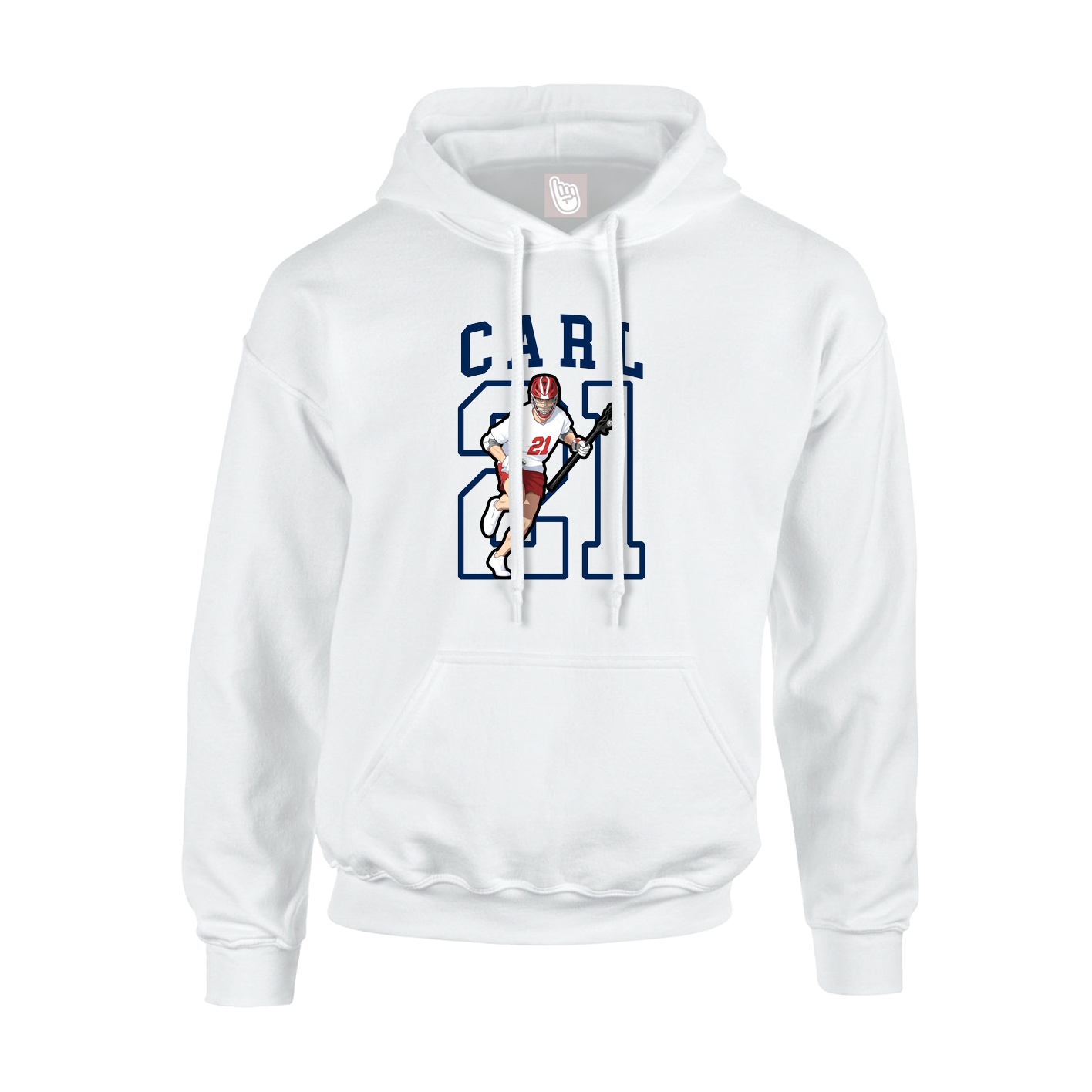 Hoodie — Shirsey in White