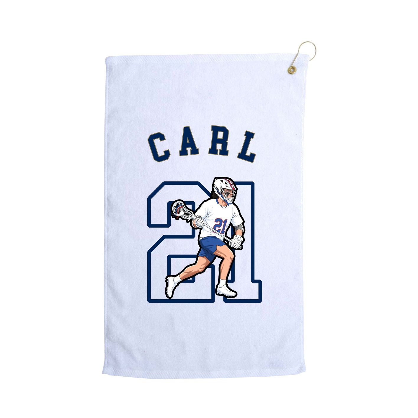 Golf Towel — Shirsey Arch in White