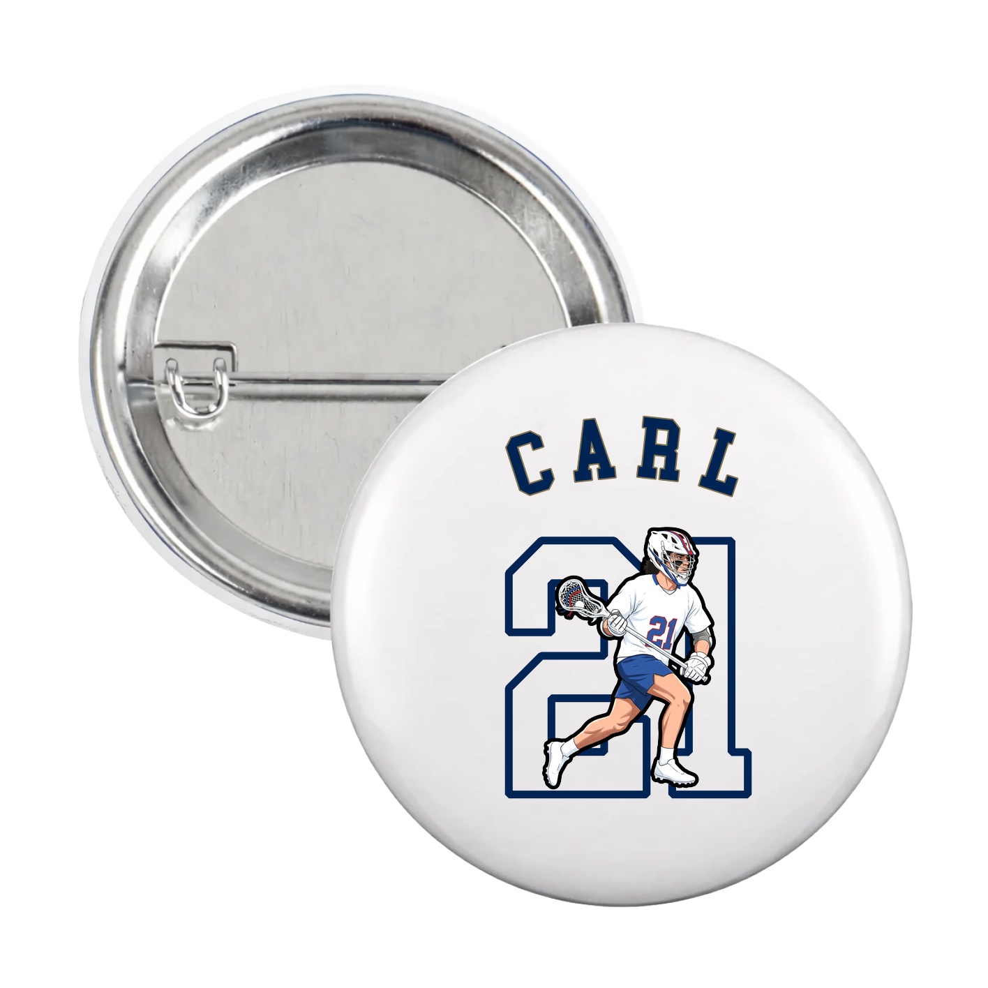 Game Day Button — Shirsey Arch in White