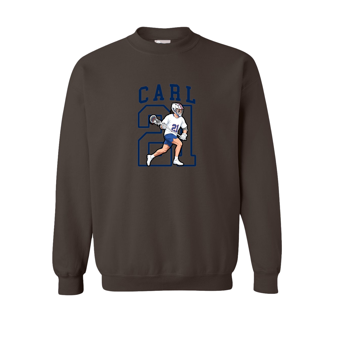 Fleece Crew — Shirsey in Brown