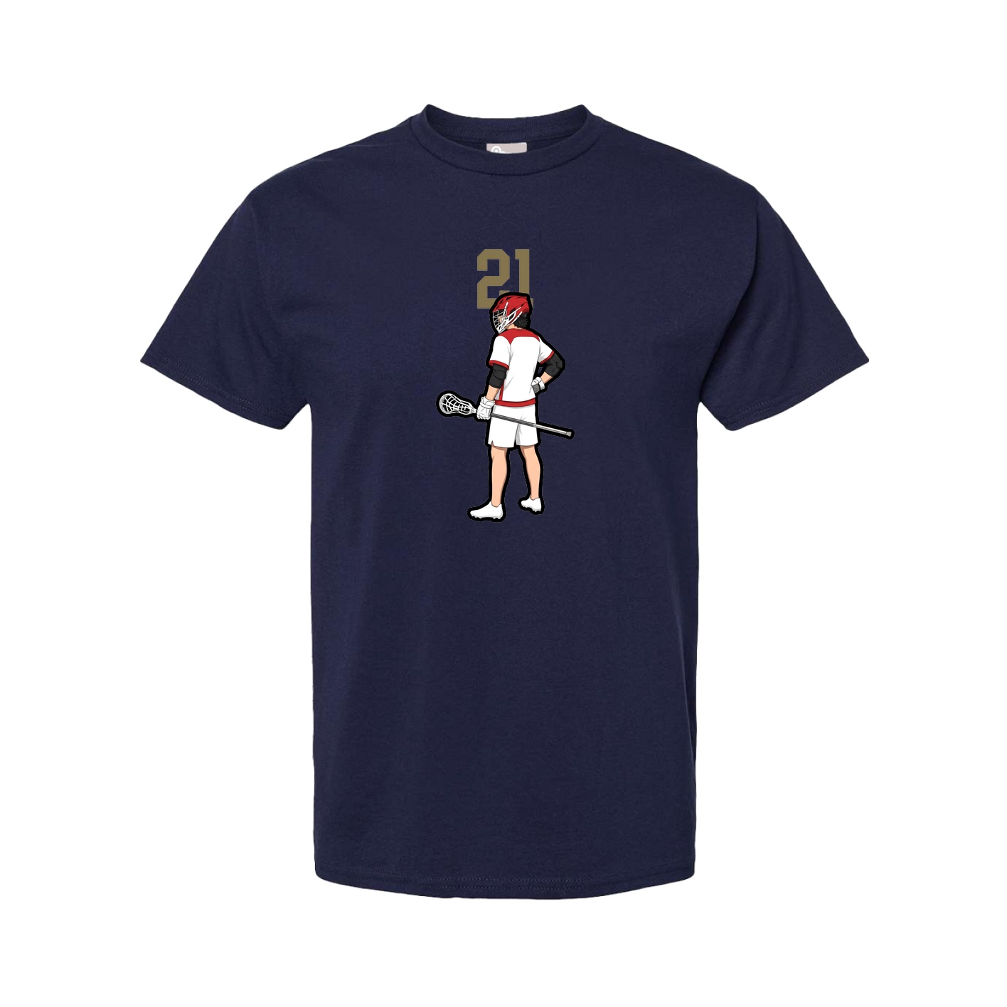 Tee — Number Top in Navy