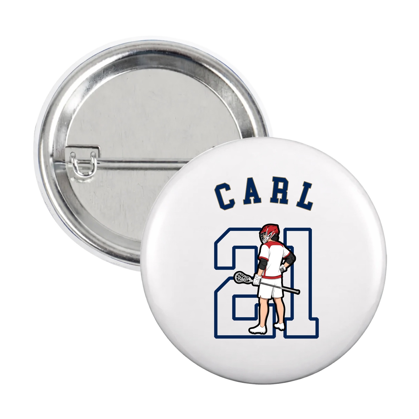 Game Day Button — Shirsey Arch in White