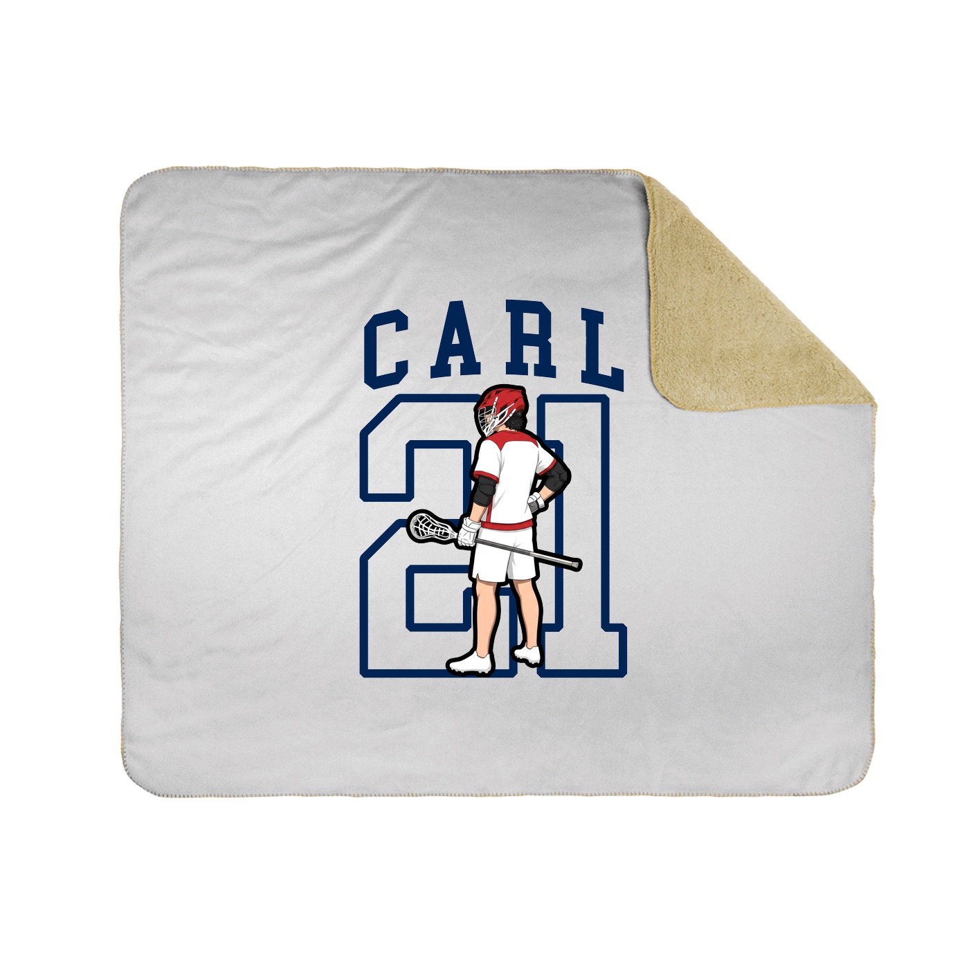 Throw Blanket — Shirsey in White