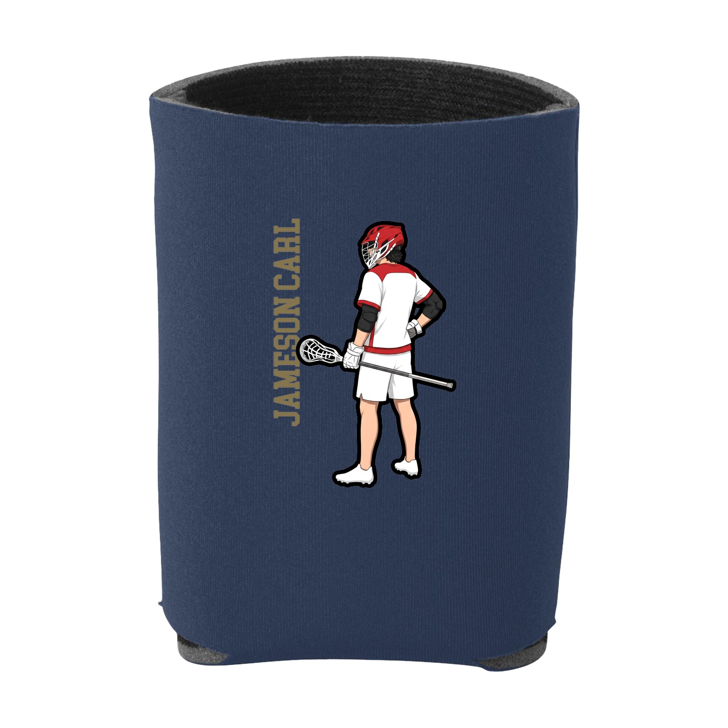 Can Holder — Name Vertical in Navy