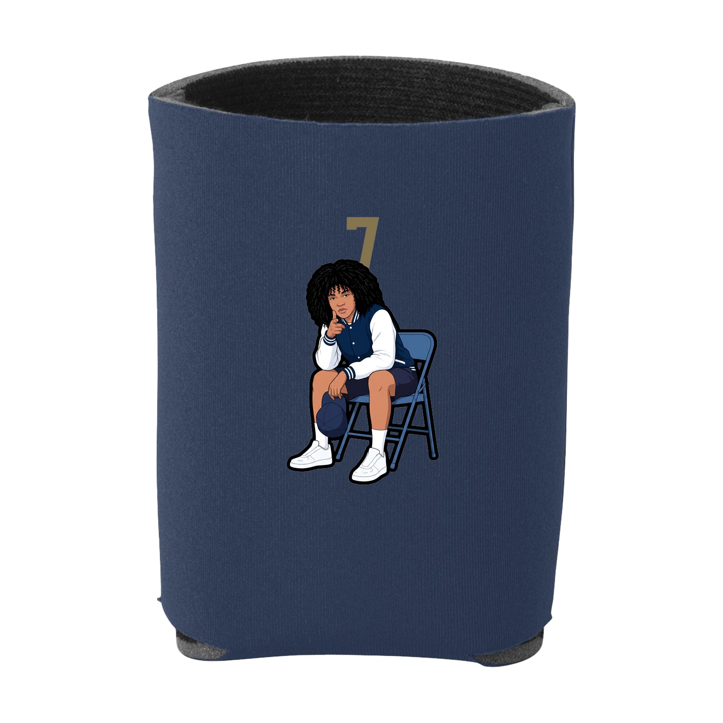 Can Holder — Number Top in Navy