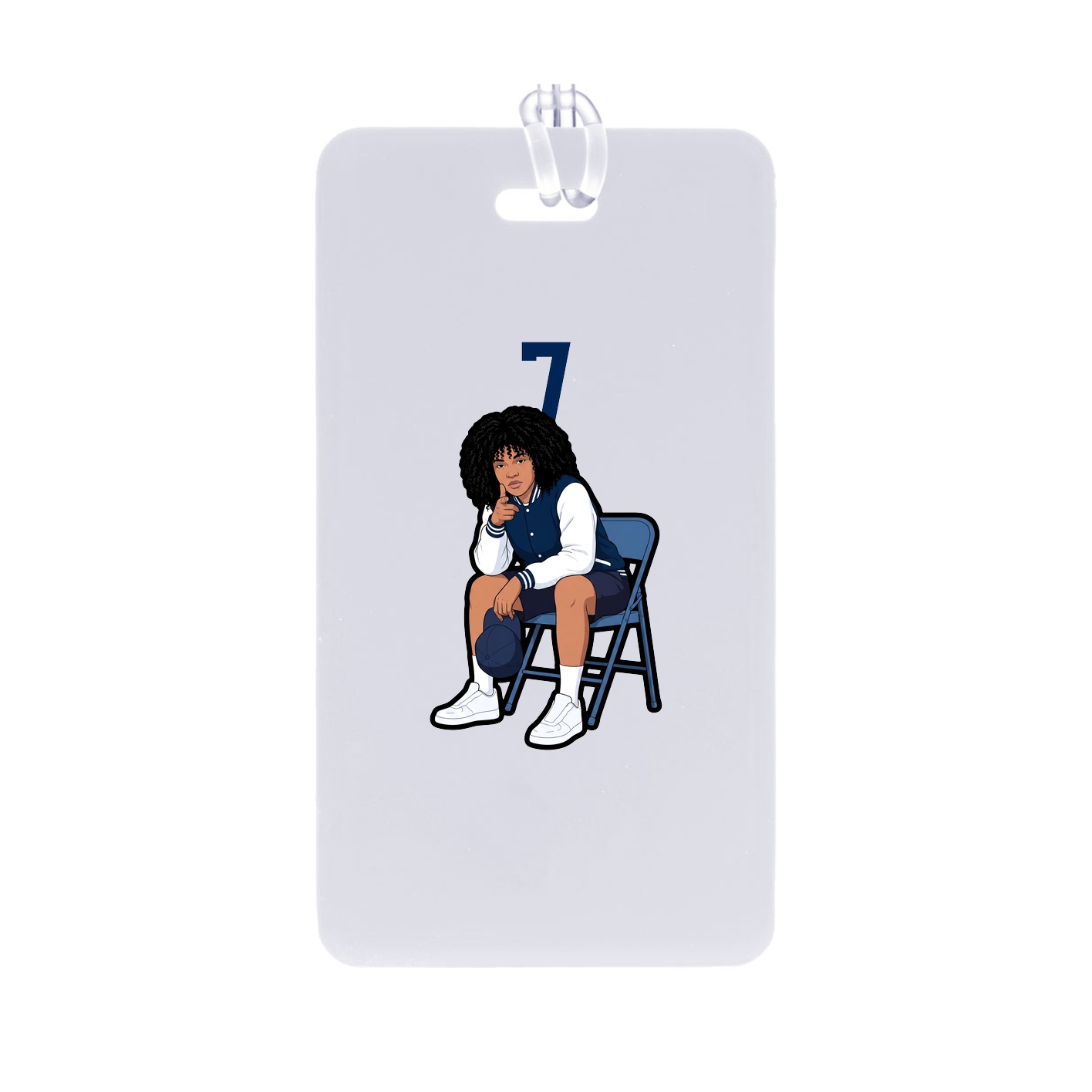 Bag Tag — Number Top in Classic