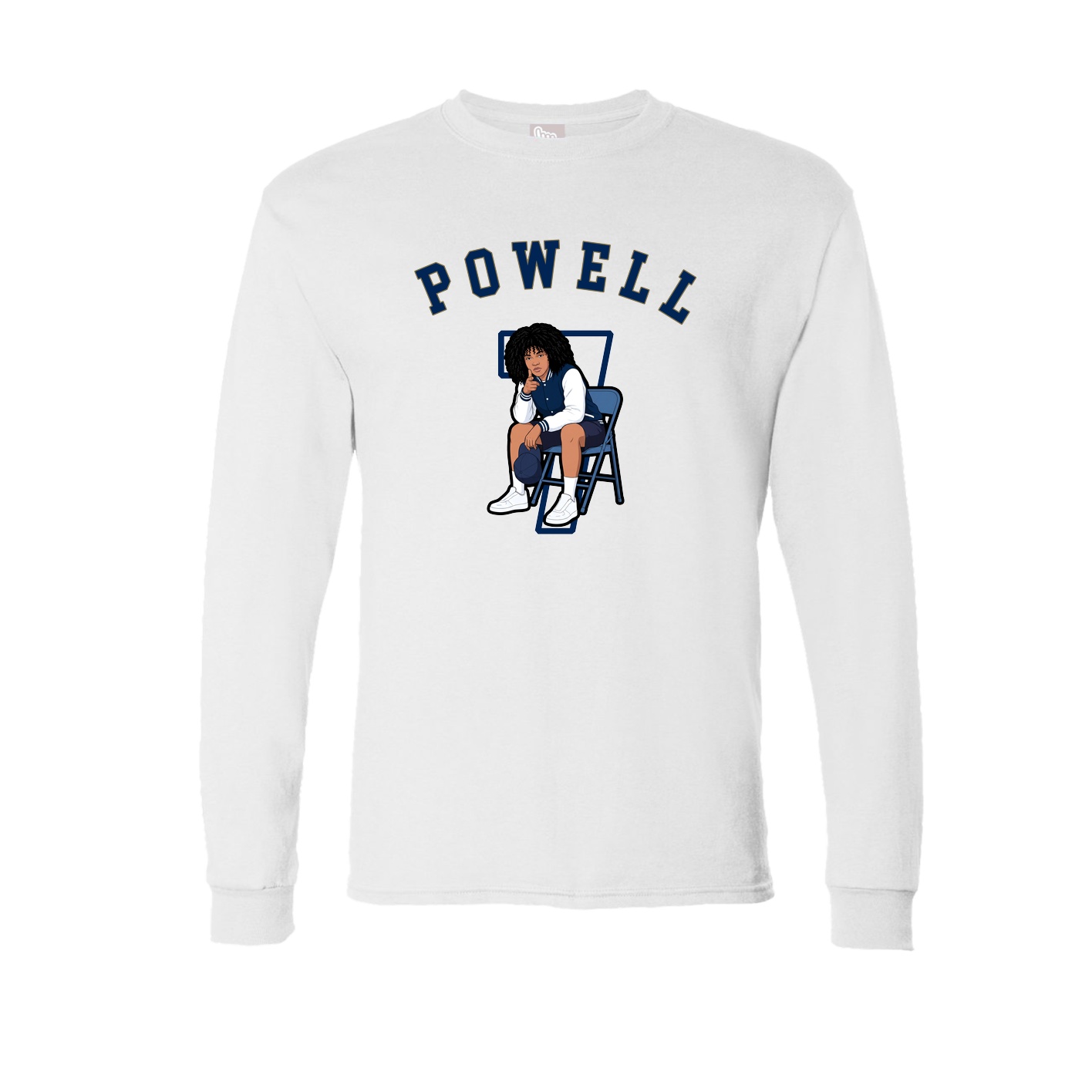 Long Sleeve Tee — Shirsey Arch in White