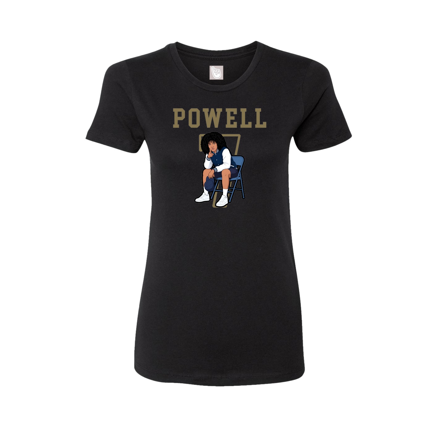 Fitted Women's Tee — Shirsey in Black
