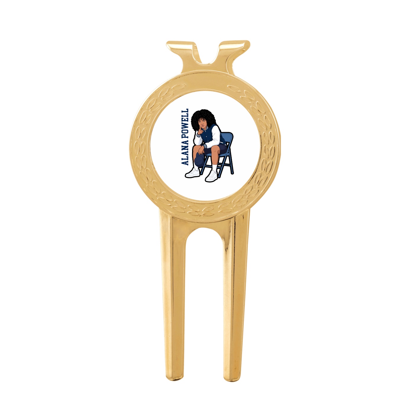Divot Tool with Ball Marker — Name Vertical in Classic