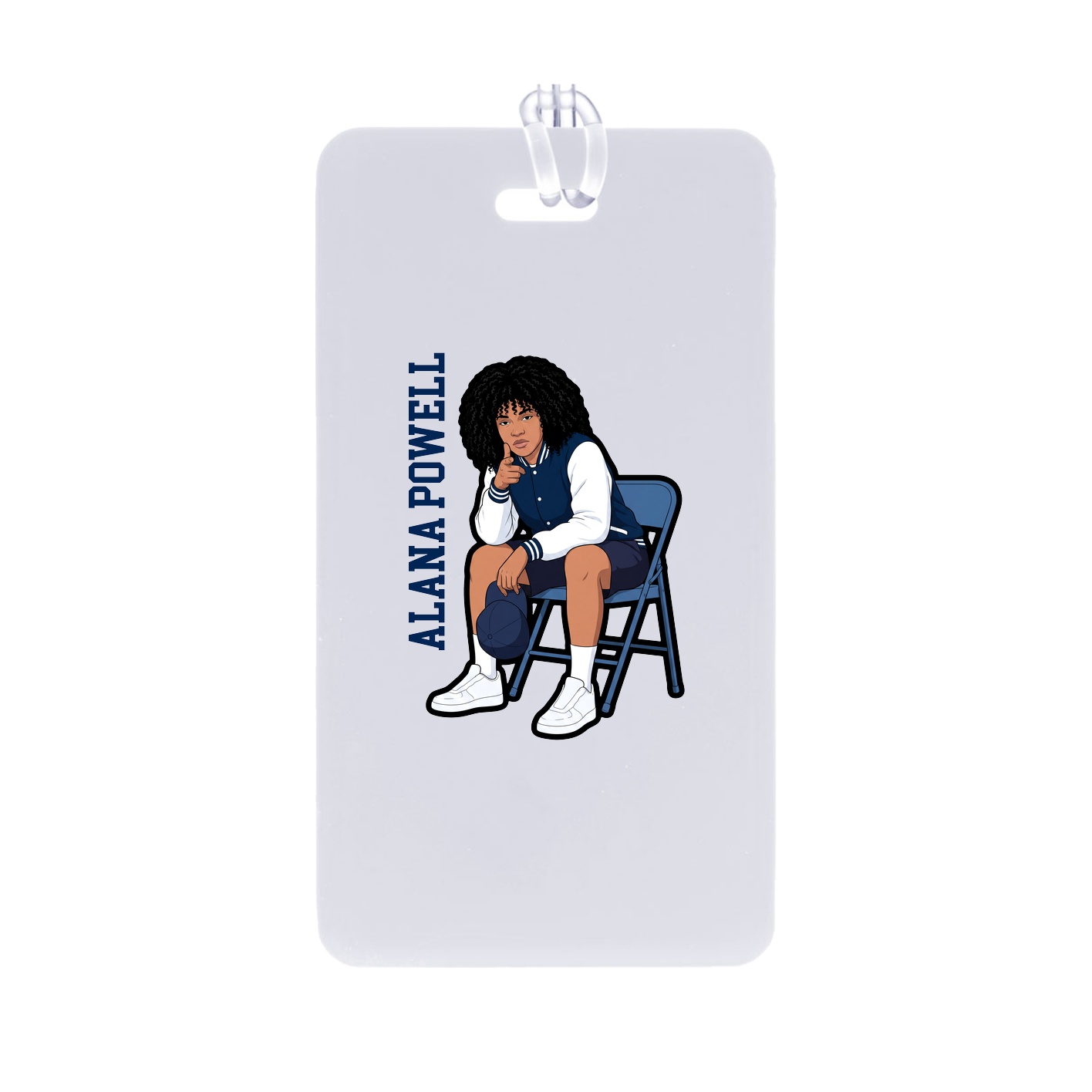 Bag Tag — Name Vertical in Classic