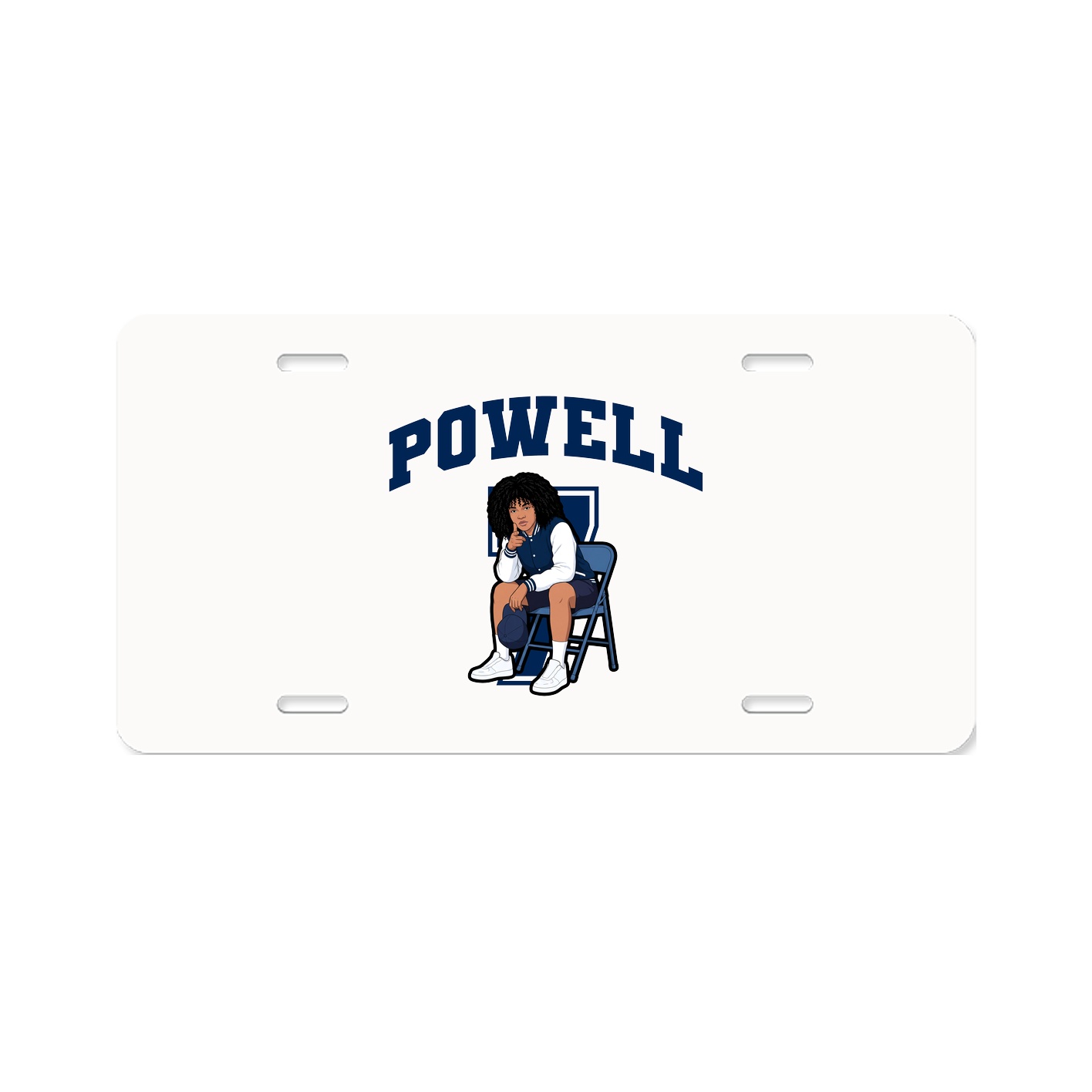 License Plate — Number in Classic