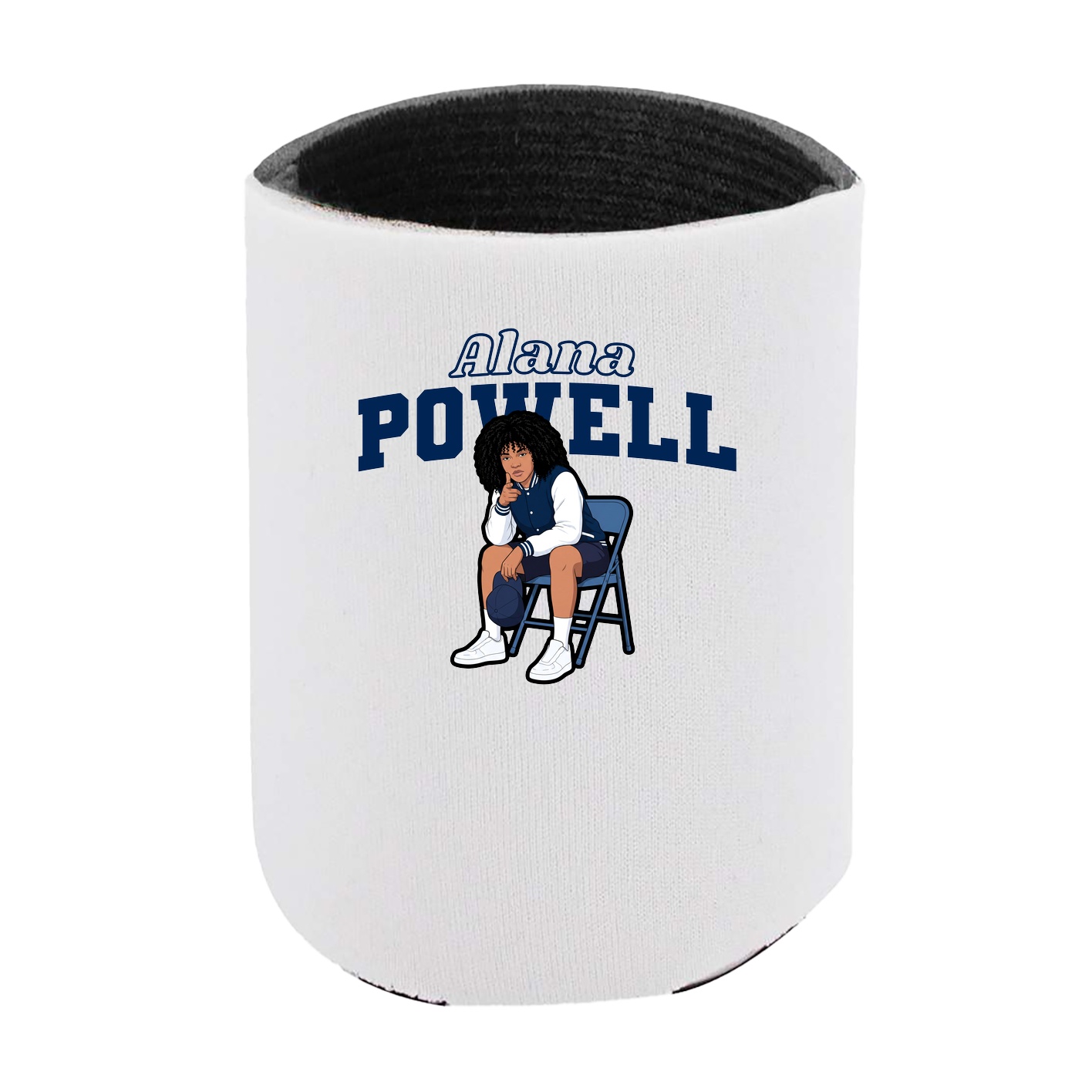 Can Holder — Name Arch in White