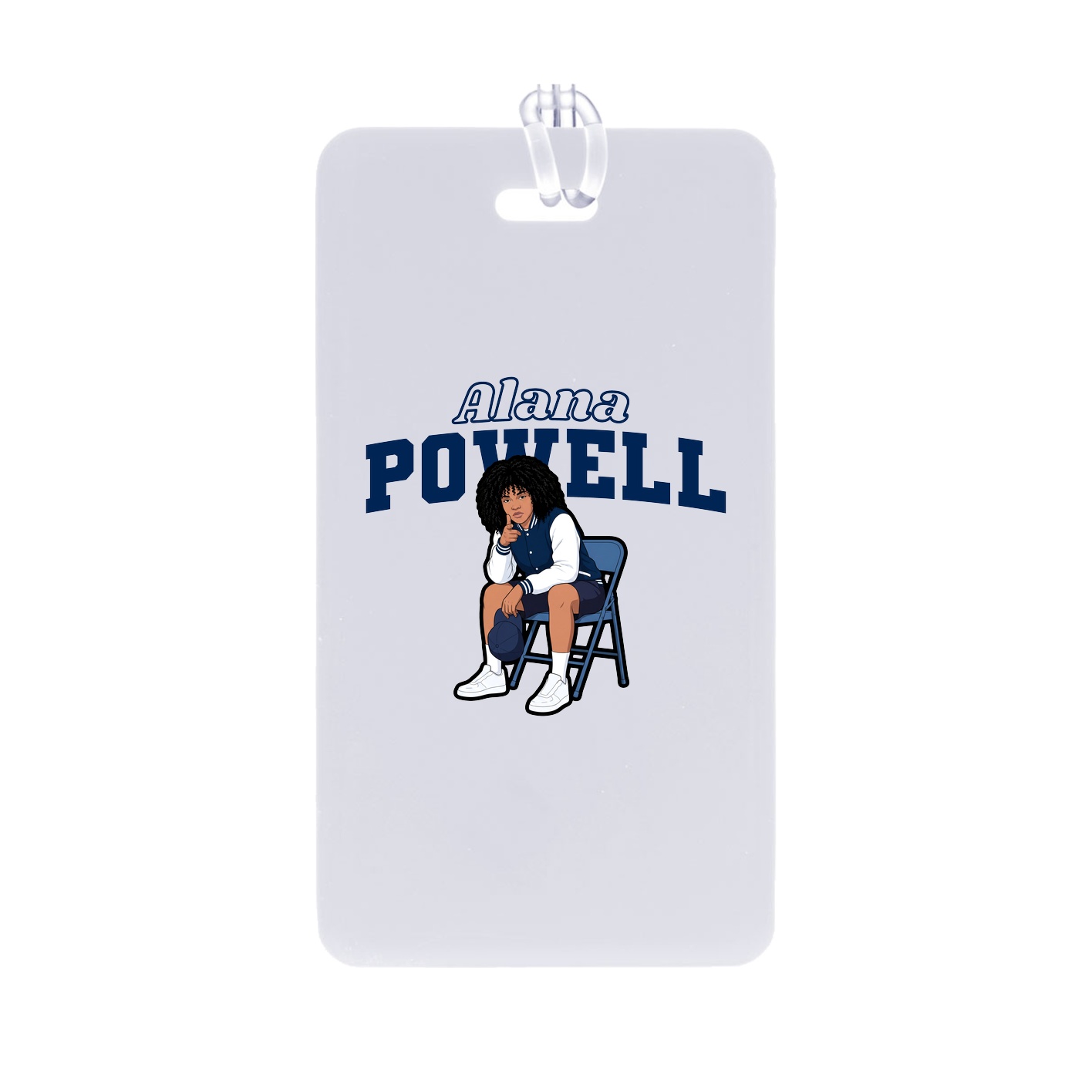 Bag Tag — Name Arch in Classic
