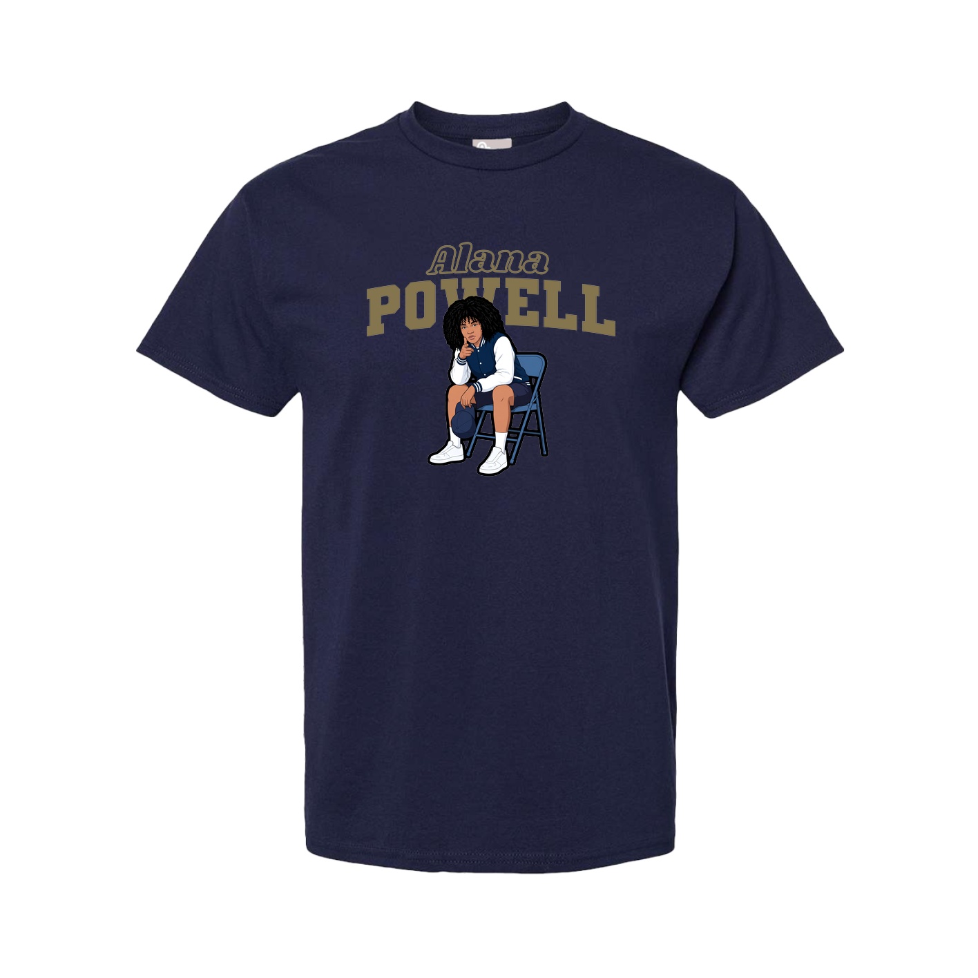 Tee — Name Arch in Navy