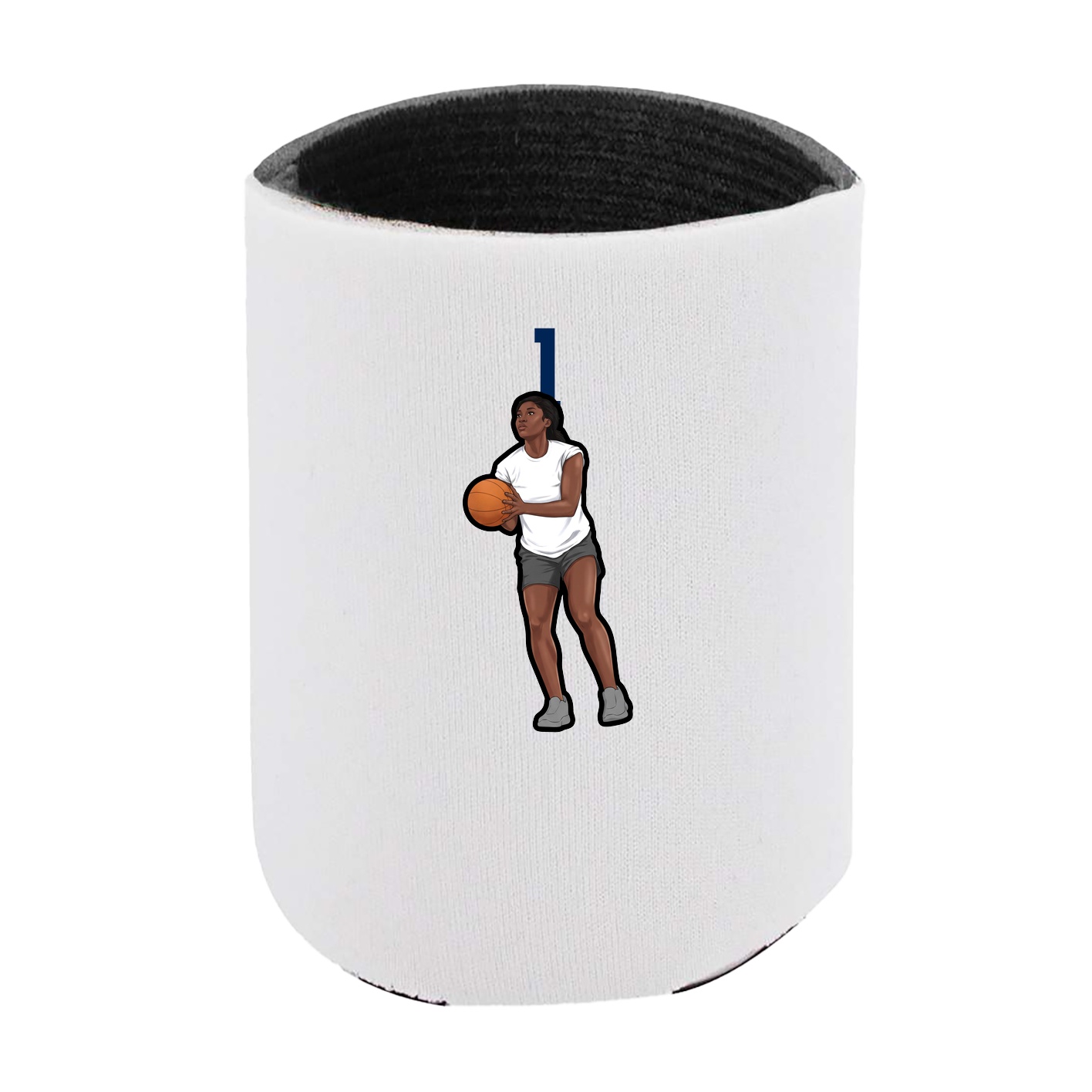 Can Holder — Number Top in White